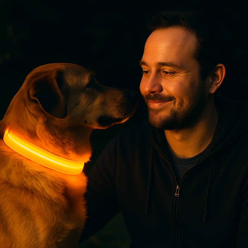 LumiDog Sécurité – Pour des promenades nocturnes en toute sérénité.